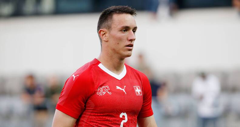 25.05.2018 Tissot Arena Biel , SCHWEIZ , Fussball Länderspiel U21 U 21 Schweiz - Frankreich Silvan Hefti (Schweiz U21)