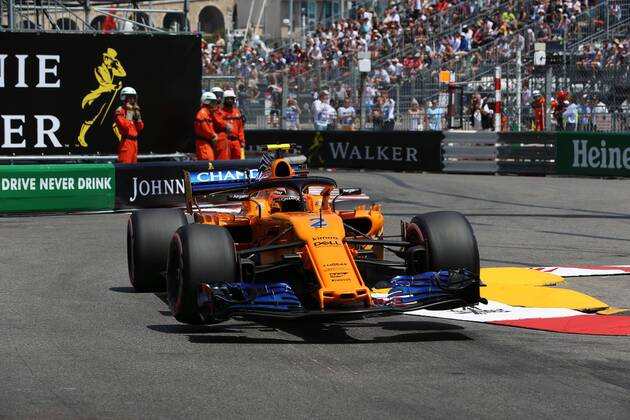 Stoffel Vandoorne, McLaren Renault, formula 1 GP, Monaco 27.05.2018 Photo:mspb Jean Petin Stoffel Vandoorne, formula 1 GP, Monaco, 2018