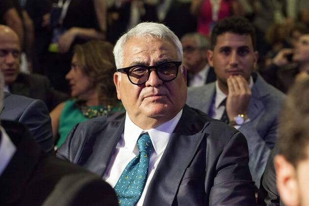May 28, 2018 - Naples, Italy - Director of Fiorentina football Pantaleo Corvino Event International Award Football Leader 2018, location Hotel Royal Continetal in Naples, May 28,2018 Award Football Leader 2018  - ZUMAn230 20180528_zaa_n230_739 Copyright: xPaoloxManzox