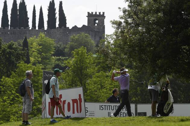 Photo Richard Morgano - LaPresse 30 May 2018 - Brescia (Italy) Golf Garda Golf - Soiano del Garda 75& xb0; Open D Italia Rolex Pro-AM In the pic: landscape  Copyright: xLaPresse RichardxMorganox