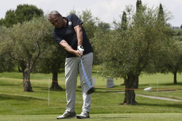 Photo Richard Morgano - LaPresse 30 May 2018 - Brescia (Italy) Golf Garda Golf - Soiano del Garda 75& xb0; Open D Italia Rolex Pro-AM In the pic: Claudio Amendola  Copyright: xLaPresse RichardxMorganox