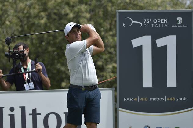 Photo Richard Morgano - LaPresse 30 May 2018 - Brescia (Italy) Golf Garda Golf - Soiano del Garda 75& xb0; Open D Italia Rolex Pro-AM In the pic: Francesco Molinari  Copyright: xLaPresse RichardxMorganox