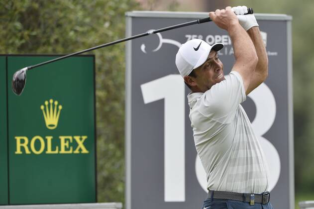 Photo Richard Morgano - LaPresse 30 May 2018 - Brescia (Italy) Golf Garda Golf - Soiano del Garda 75& xb0; Open D Italia Rolex Pro-AM In the pic: Francesco Molinari  Copyright: xLaPresse RichardxMorganox
