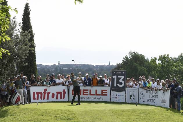 Photo Richard Morgano - LaPresse 28 May 2018 - Brescia (Italy) Golf Garda Golf - Soiano del Garda 75& xb0; Open D Italia Round 1 In the pic: fans  Copyright: xRichardxMorgano LaPresse LaPressx
