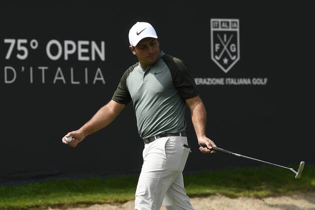 Photo Richard Morgano - LaPresse 28 May 2018 - Brescia (Italy) Golf Garda Golf - Soiano del Garda 75& xb0; Open D Italia Round 1 In the pic: Francesco Molinari  Copyright: xRichardxMorgano LaPresse LaPressx