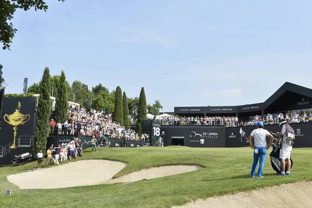 Photo Richard Morgano - LaPresse 02 June 2018 - Brescia (Italy) Golf Garda Golf - Soiano del Garda 75& xb0; Open D Italia Game 3 In the pic: Pubblico  Copyright: xRichardxMorgano LaPresse LaPressx