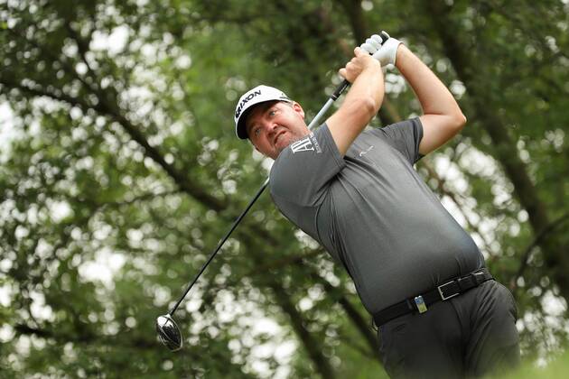 GOLF - PGA Golf Herren Shot Clock Masters 2018 ATZENBRUGG,AUSTRIA,08.JUN.18 - GOLF - PGA European Tour, Shot Clock Masters, Diamond Country Club. Image shows Peter Hanson (SWE). GEPAxpictures xChristianxWalgram