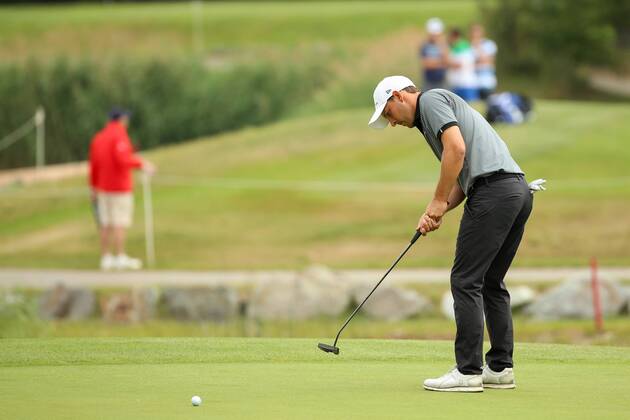 GOLF - PGA Golf Herren Shot Clock Masters 2018 ATZENBRUGG,AUSTRIA,08.JUN.18 - GOLF - PGA European Tour, Shot Clock Masters, Diamond Country Club. Image shows Lukas Nemecz (AUT). GEPAxpictures xChristianxWalgram