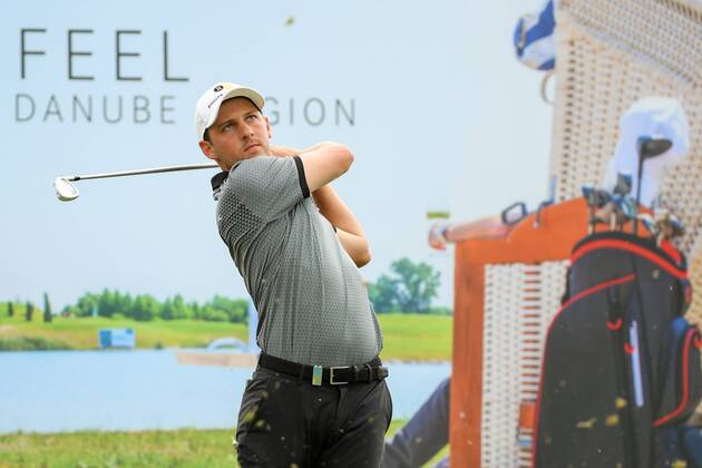 GOLF - PGA Golf Herren Shot Clock Masters 2018 ATZENBRUGG,AUSTRIA,08.JUN.18 - GOLF - PGA European Tour, Shot Clock Masters, Diamond Country Club. Image shows Lukas Nemecz (AUT). GEPAxpictures xChristianxWalgram