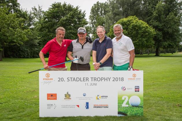 19. Stadler Golf Trophy rechts Fussballer Jimmy Hartwig, 20. Stadler Golf Trophy 2018, Golf, 11.06.2018