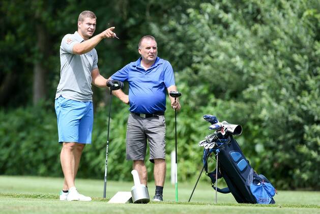 19. Stadler Golf Trophy links Bobfahrer Johannes Lochner, 20. Stadler Golf Trophy 2018, Golf, 11.06.2018 Ingolstadt Bayern Deutschland