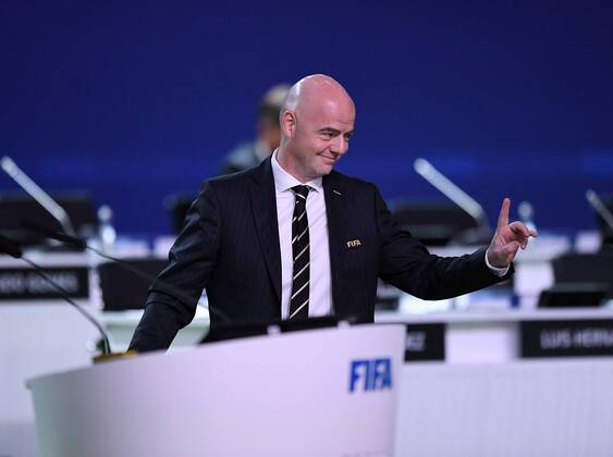 Fussball International FIFA Kongress 2018 in Moskau 13.06.3018 FIFA Praesident Gianni Infantino (Schweiz)