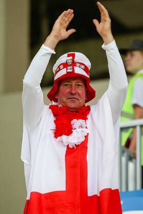 England v Tunisia 2018 FIFA World Cup WM Weltmeisterschaft Fussball England Fans and Supporters before the 2018 FIFA World Cup match at Volgograd Arena, Volgograd Content Not Available For UK Newspapers Copyright: xPaulxChestertonx FIL-11920-0055