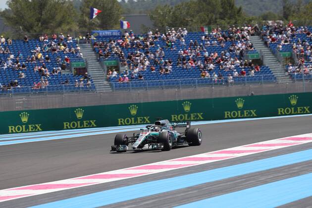 Photo4 LaPresse 22 06 2018 Paul Ricard, France Grand Prix Formula One France 2018 In the pic: free practice 1, Lewis Hamilton (GBR) Mercedes AMG F1 W09 Copyright: xPhoto4 LaPressex