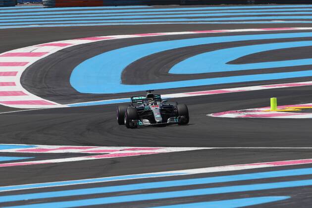 Photo4 LaPresse 22 06 2018 Paul Ricard, France Grand Prix Formula One France 2018 In the pic: free practice 1, Lewis Hamilton (GBR) Mercedes AMG F1 W09 Copyright: xPhoto4 LaPressex