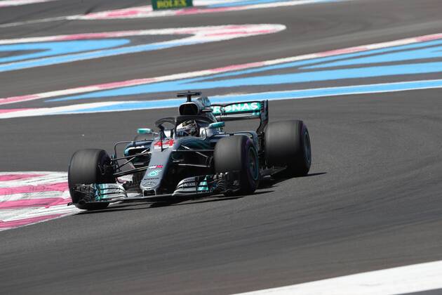 Photo4 LaPresse 22 06 2018 Paul Ricard, France Grand Prix Formula One France 2018 In the pic: free practice 1, Lewis Hamilton (GBR) Mercedes AMG F1 W09 Copyright: xPhoto4 LaPressex