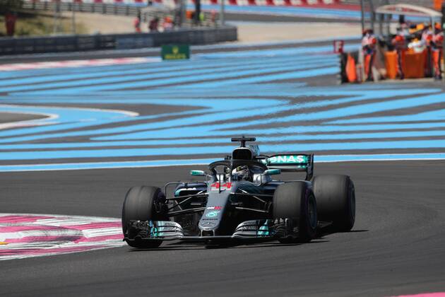 Photo4 LaPresse 22 06 2018 Paul Ricard, France Grand Prix Formula One France 2018 In the pic: free practice 1, Lewis Hamilton (GBR) Mercedes AMG F1 W09 Copyright: xPhoto4 LaPressex