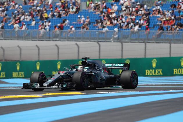 Photo4 LaPresse 22 06 2018 Paul Ricard, France Grand Prix Formula One France 2018 In the pic: free practice 1, Lewis Hamilton (GBR) Mercedes AMG F1 W09 Copyright: xPhoto4 LaPressex