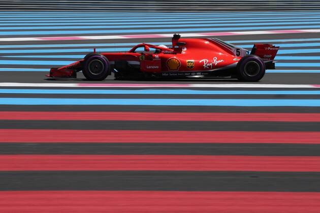 Photo4 LaPresse 22 06 2018 Paul Ricard, France Grand Prix Formula One France 2018 In the pic: free practice 1, Sebastian Vettel (GER) Scuderia Ferrari SF71H Copyright: xPhoto4 LaPressex