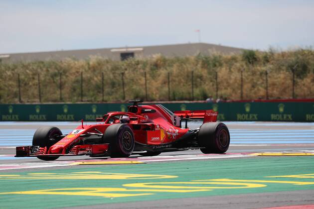 Photo4 LaPresse 22 06 2018 Paul Ricard, France Grand Prix Formula One France 2018 In the pic: free practice 1, Sebastian Vettel (GER) Scuderia Ferrari SF71H Copyright: xPhoto4 LaPressex