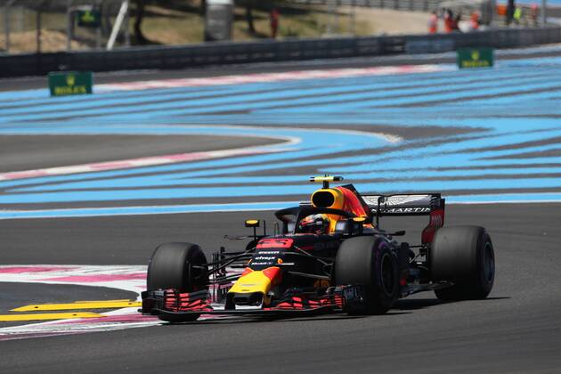 Photo4 LaPresse 22 06 2018 Paul Ricard, France Grand Prix Formula One France 2018 In the pic: free practice 1, Max Verstappen (NED) Red Bull Racing RB14 Copyright: xPhoto4 LaPressex