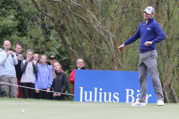 Martin Kaymer (GER) spielt um den Sieg mit, Die Puts zur alleinigen Fuehrung wollen nicht fallen, Zweifel, 3. Tag, 30. BMW International Open, Golf, Golf Open, Gut Laerchenhof, Koeln, 23.06.2018 BMW International Open , Golf Koeln Copyright: xRoskaritzx Eibner-Pressefotox EP_fh_rrz
