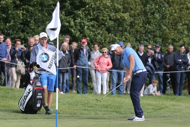 Max Kieffer (GER) spielt um den Sieg mit, 3. Tag, 30. BMW International Open, Golf, Golf Open, Gut Laerchenhof, Koeln, 23.06.2018 BMW International Open , Golf Koeln Copyright: xRoskaritzx Eibner-Pressefotox EP_fh_rrz