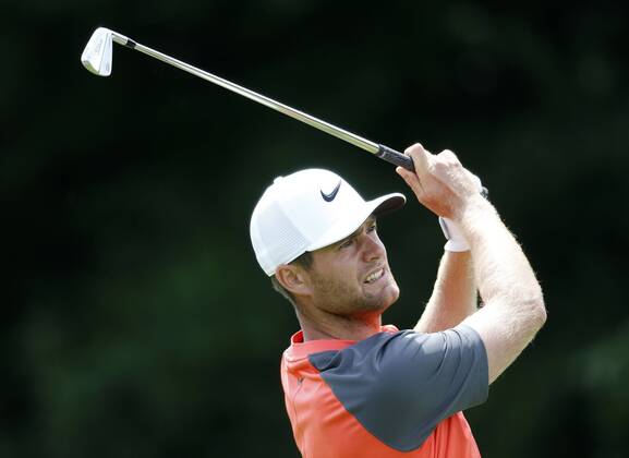 Golf, 30. BMW International Open, Golf Club Lärchenhof, Pulheim bei Köln am 24. Juni 2018 Lucas BJERREGAARD (DEN )