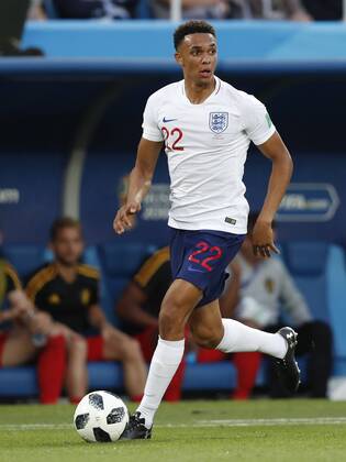 Trent Alexander-Arnold of England during the 2018 FIFA World Cup WM Weltmeisterschaft Fussball Russia group G match between England and Belgium at the Kalingrad stadium on June 28, 2018 in Kaliningrad, Russia FIFA World Cup 2018 Russia 2017 2018 xVIxVIxImagesx xMauricexvanxSteenxWKxIVx 11342024