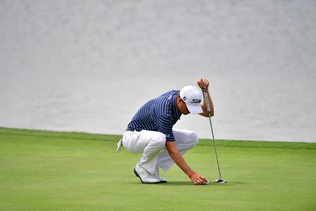 JUSTIN THOMAS (USA) GOLF: EUROPEAN TOUR - ROLEX SERIES - HNA OPEN DE FRANCE (FRA) - 30 06 2018 MPSAGENCY panoramic