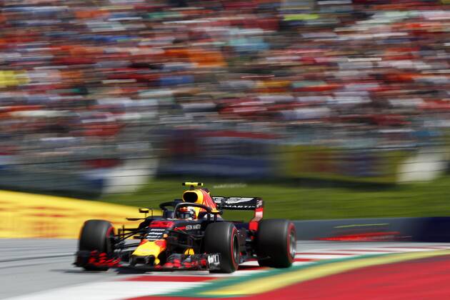 Motorsports: FIA Formula One World Championship WM Weltmeisterschaft 2018, Grand Prix of Austria, 33 Max Verstappen (NLD, Aston Martin Red Bull Racing), Spielberg Austria