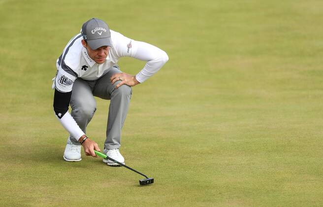 2018 Dubai Duty Free Irish Open - Day 2, Ballyliffin Golf Club, Co. Donegal 6 7 2018 Danny Willett on the 13th green Danny Willett on the 13th green 6 7 2018  Copyright: x©INPHO OisinxKeniryx OSH_5801