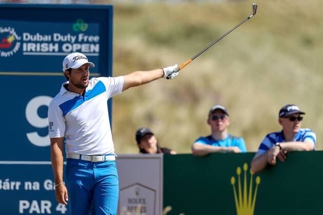 2018 Dubai Duty Free Irish Open - Day 2, Ballyliffin Golf Club, Co. Donegal 6 7 2018 Peter Uihlein on the 9th hole Peter Uihlein on the 9th hole 6 7 2018  Copyright: x©INPHO OisinxKeniryx OSH_6110