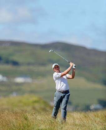 2018 Dubai Duty Free Irish Open - Day 2, Ballyliffin Golf Club, Co. Donegal 6 7 2018 Paul Dunne on the 2nd hole Paul Dunne on the 2nd hole 6 7 2018  Copyright: x©INPHO OisinxKeniryx OSH_5931