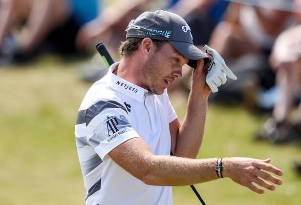 2018 Dubai Duty Free Irish Open - Day 2, Ballyliffin Golf Club, Co. Donegal 6 7 2018 Danny Willett after finishing his round Danny Willett after finishing his round 6 7 2018  Copyright: x©INPHO OisinxKeniryx OSH_6442