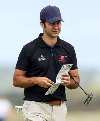 2018 Dubai Duty Free Irish Open - Day 2, Ballyliffin Golf Club, Co. Donegal 6 7 2018 Jorge Campillo on the 9th green Jorge Campillo on the 9th green 6 7 2018  Copyright: x©INPHO OisinxKeniryx OSH_6536