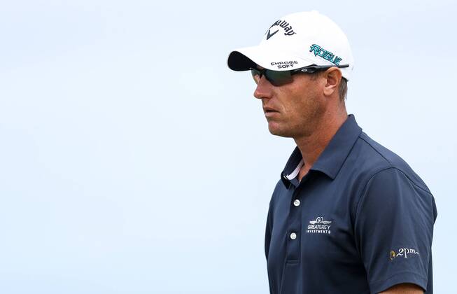 2018 Dubai Duty Free Irish Open - Day 2, Ballyliffin Golf Club, Co. Donegal 6 7 2018 Nicolas Colsaerts on the 9th green Nicolas Colsaerts on the 9th green 6 7 2018  Copyright: x©INPHO OisinxKeniryx OSH_6541