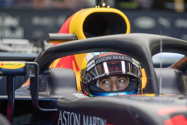 Daniel Ricciardo (Red Bull Racing) GBR, FIA, Formel 1, Grosser Preis von Grossbritannien Silverstone Copyright: xEIBNER Illmannx EP_EER