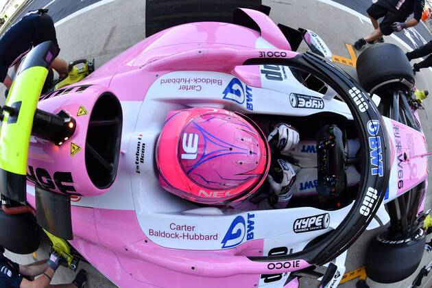 Esteban Ocon, Sahara Force India F1, formula 1 GP, Great Britain in Silverstone 07.07.2018 Photo:mspb Jerry Andre Esteban Ocon, formula 1 GP, Great Britain 2018