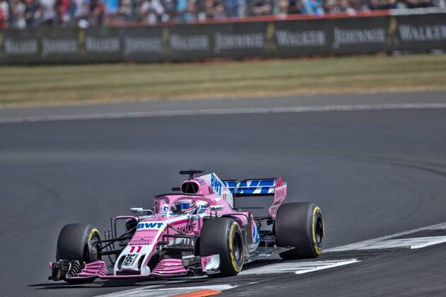 Sergio Perez (Sahara Force India F1 Team) GBR, FIA, Formel 1, Grosser Preis von Grossbritannien Silverstone Copyright: xEIBNER Illmannx EP_EER