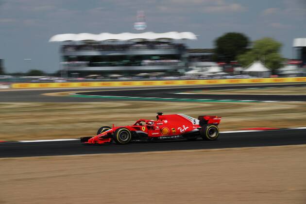 Sebastian Vettel (Scuderia Ferrari) GBR, FIA, Formel 1, Grosser Preis von Grossbritannien, Rennen Silverstone Copyright: xEIBNER Illmannx EP_EER