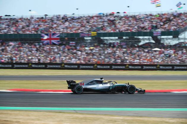 Lewis Hamilton (Mercedes AMG Petronas Formula One Team) GBR, FIA, Formel 1, Grosser Preis von Grossbritannien, Rennen Silverstone Copyright: xEIBNER Illmannx EP_EER