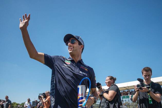 Daniel Ricciardo (Red Bull Racing) GBR, FIA, Formel 1, Grosser Preis von Grossbritannien, Rennen Silverstone Copyright: xEIBNER Illmannx EP_EER