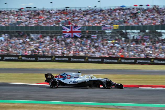 Sergei Sirotkin (Williams Martini Racing) GBR, FIA, Formel 1, Grosser Preis von Grossbritannien, Rennen Silverstone Copyright: xEIBNER Illmannx EP_EER