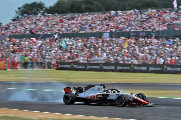 Romain Grosjean (Haas F1 Team) GBR, FIA, Formel 1, Grosser Preis von Grossbritannien, Rennen Silverstone Copyright: xEIBNER Illmannx EP_EER