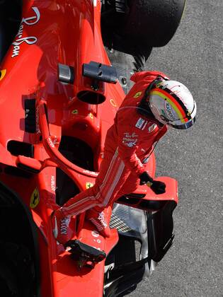 Sebastian Vettel, Scuderia Ferrari, formula 1 GP, Great Britain in Silverstone 08.07.2018 Photo:mspb Jerry Andre Sieger, Sebastian Vettel, formula 1 GP, Great Britain 2018