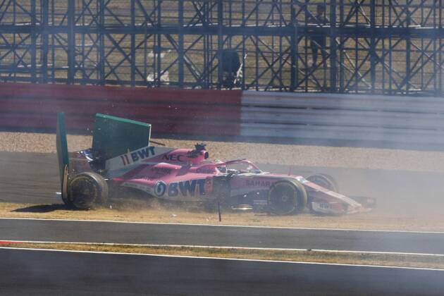 Motorsports: FIA Formula One World Championship WM Weltmeisterschaft 2018, Grand Prix of Great Britain, 11 Sergio Perez (MEX, Sahara Force India F1 Team), Silverstone Great Britain