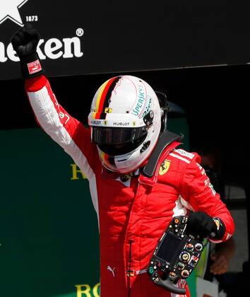 Sebastian Vettel, Scuderia Ferrari, formula 1 GP, Great Britain in Silverstone 08.07.2018 Photo:mspb Jerry Andre Sieger, Sebastian Vettel, formula 1 GP, Great Britain 2018