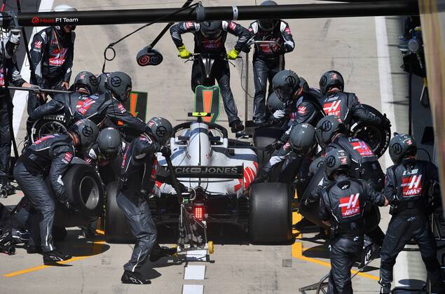 Kevin Magnussen, Haas, F1 Team, formula 1 GP, Great Britain in Silverstone 08.07.2018 Photo:mspb Jerry Andre Kevin Magnussen, formula 1 GP, Great Britain 2018