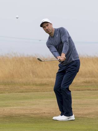 12th July 2018, Gullane Golf Club, Gullane, Scotland; Aberdeen Investments Scottish Open Golf, 1st round; Ross Fisher on the 10th fairway  ActionPlus12046725 AlanxRennie
